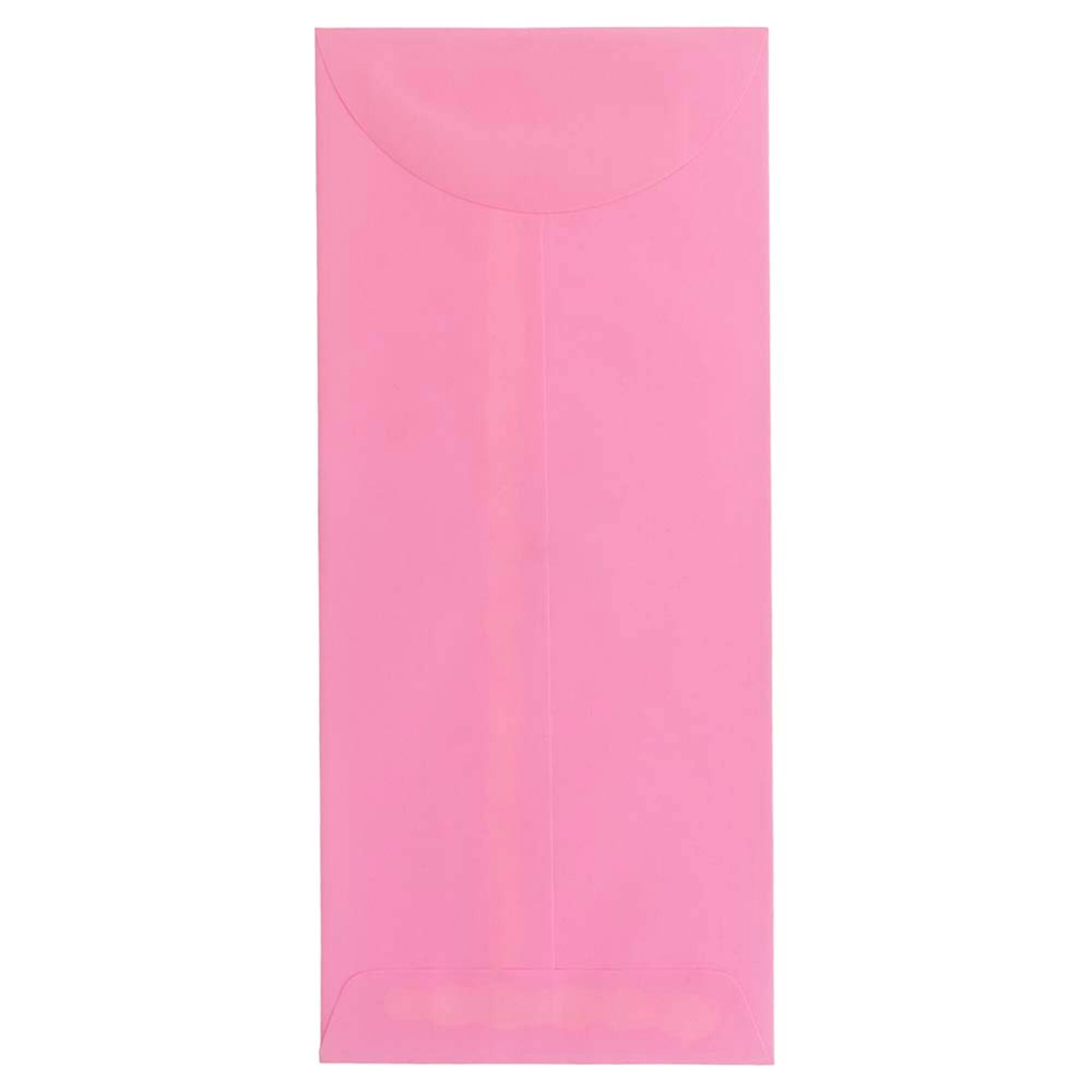 JAM Paper 4.75" x 11" Ultra Pink Business Envelopes, 25ct.